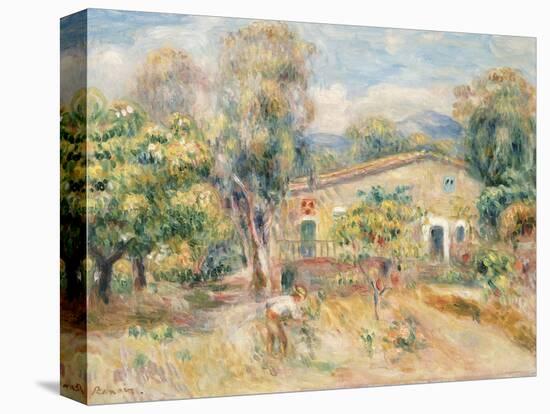 Collettes Farmhouse, Cagnes, La Ferme De Collettes, Cagnes, 1910-Pierre-Auguste Renoir-Premier Image Canvas