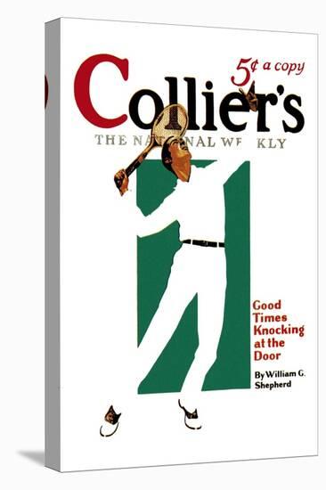 Collier's: Good Times Knocking at the Door-null-Stretched Canvas