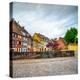 Colmar, Petit Venice, Bridge, Bike and Traditional Houses. Alsace, France.-stevanzz-Premier Image Canvas