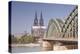 Cologne Cathedral (Dom) across the River Rhine, Cologne, North Rhine-Westphalia, Germany, Europe-Julian Elliott-Premier Image Canvas