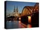 Cologne Cathedral, Dusk, Illuminated-Marc Gilsdorf-Premier Image Canvas