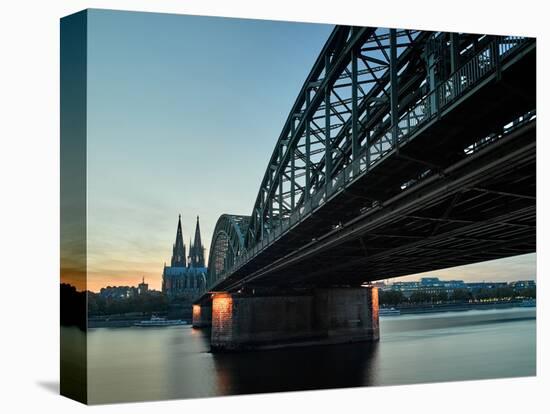 Cologne Cathedral, Dusk, Sundown-Marc Gilsdorf-Premier Image Canvas