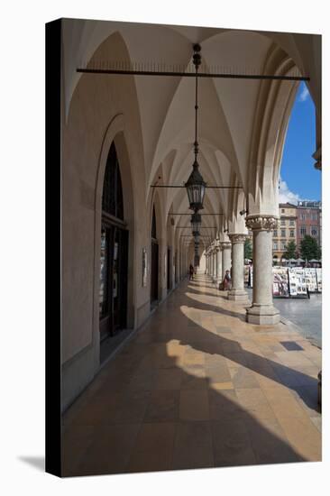 Colonade Along the Side of Sukiennice, the Renaisssance Cloth Hall-null-Premier Image Canvas