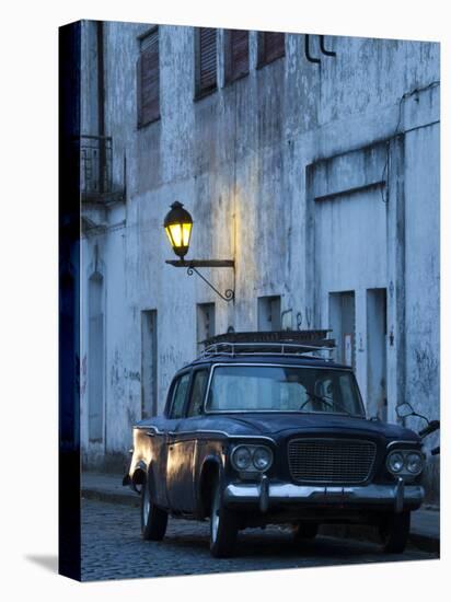 Colonia Del Sacramento, Old 1960S Studebaker Lark Car on Calle San Jose, Uruguay-Walter Bibikow-Premier Image Canvas