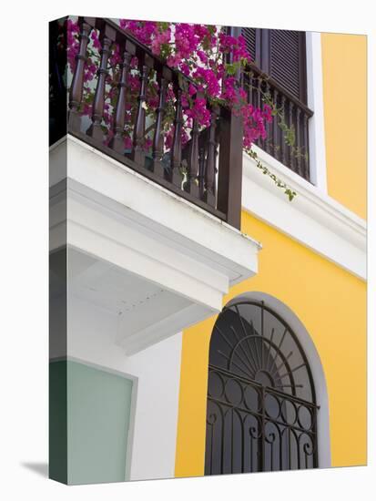 Colonial Buildings in Old City of San Juan, Puerto Rico Island, West Indies, USA, Central America-Richard Cummins-Premier Image Canvas