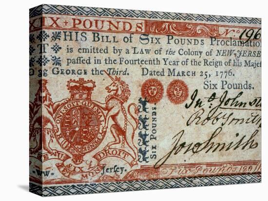 Colonial Currency, 1776-null-Premier Image Canvas