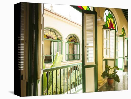 Colonial-era Casa (House) in Habana Vieja, Havana, Cuba-Jon Arnold-Premier Image Canvas
