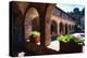 Colonnade Of An Old World Castle In Napa Valley-George Oze-Premier Image Canvas