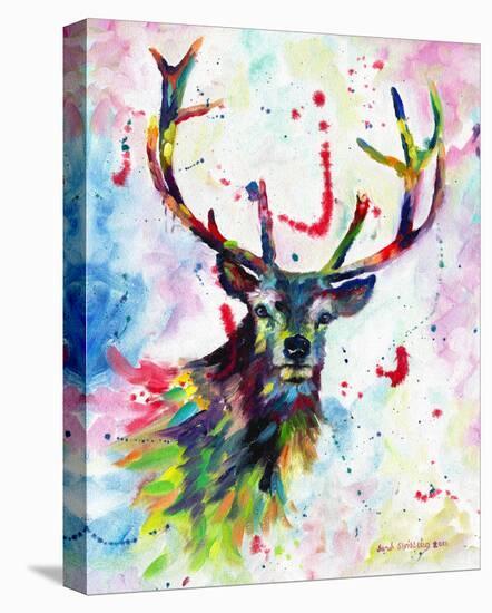 Color Stag-Sarah Stribbling-Stretched Canvas