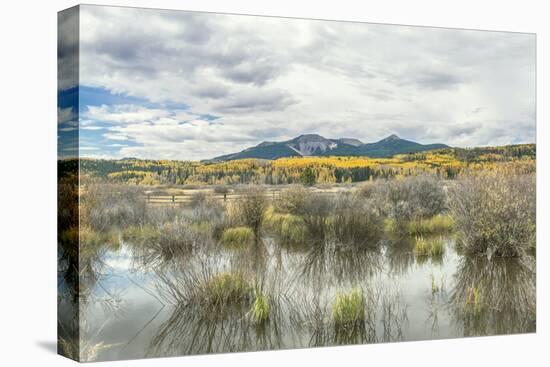 Colorado, Autumn Color at Steamboat Lake-Rob Tilley-Premier Image Canvas