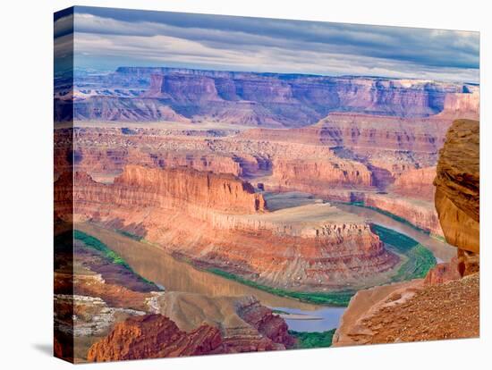 Colorado River Flowing Through a Sandstone Canyon at Dead Horse Point State Park Near Moab, Utah-John Lambing-Premier Image Canvas