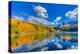 Colorado, Telluride, Trout Lake. Fall Sunset on Lake-Jaynes Gallery-Premier Image Canvas