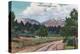 Colorado, View of the Spanish Peaks-Lantern Press-Stretched Canvas