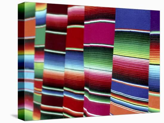 Colored Blankets For Sale, Oaxaca, Mexico-Alexander Nesbitt-Premier Image Canvas