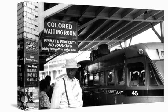 Colored waiting room' in North Carolina, 1940-Jack Delano-Premier Image Canvas