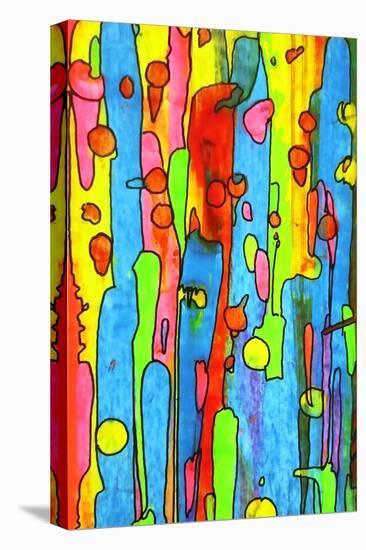 Colorful Abstract 54-Howie Green-Stretched Canvas