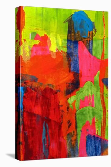 Colorful Abstract 58-Howie Green-Stretched Canvas