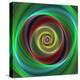 Colorful Abstract Geometric Spiral Design Background-David Zydd-Premier Image Canvas