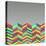 Colorful Abstract Retro Pattern-cienpies-Stretched Canvas