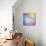 Colorful Abstract Triangles-art_of_sun-Stretched Canvas displayed on a wall