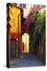 Colorful Alley in Portofino-George Oze-Premier Image Canvas