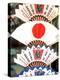 Colorful Artwork on Fans, Kyoto, Japan-Bill Bachmann-Premier Image Canvas