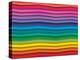 Colorful Background With Horizontal Wave Lines-maxmitzu-Stretched Canvas