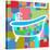 Colorful Bath I-Yashna-Stretched Canvas