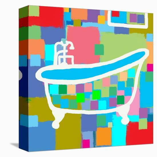 Colorful Bath I-Yashna-Stretched Canvas