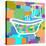 Colorful Bath III-Yashna-Stretched Canvas