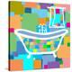 Colorful Bath III-Yashna-Stretched Canvas