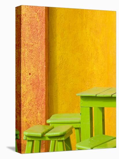 Colorful Building Detail, Barra De Navidad, Jalisco, Mexico-Walter Bibikow-Premier Image Canvas