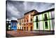 Colorful Buildings in City-Nish Nalbandian-Stretched Canvas