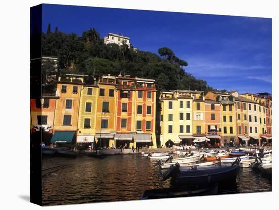 Colorful Buildings with Boats in the Harbor, Portofino, Italy-Bill Bachmann-Premier Image Canvas