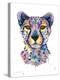 Colorful Cheetah-Sarah Stribbling-Stretched Canvas