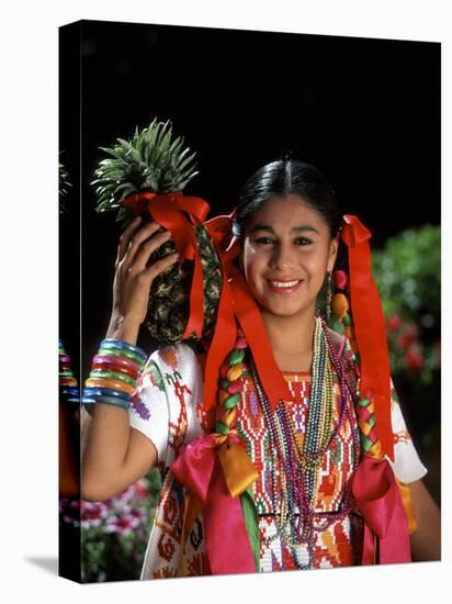 Colorful Dancer, Tourism in Oaxaca, Mexico-Bill Bachmann-Premier Image Canvas