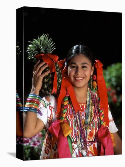 Colorful Dancer, Tourism in Oaxaca, Mexico-Bill Bachmann-Premier Image Canvas