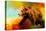 Colorful Expressions Grizzly Bear-Jai Johnson-Premier Image Canvas