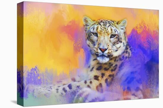 Colorful Expressions Snow Leopard-Jai Johnson-Premier Image Canvas