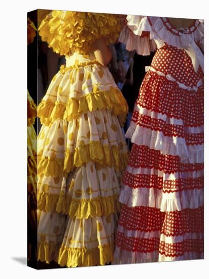 Colorful Flamenco Dresses at Feria de Abril, Sevilla, Spain-Merrill Images-Premier Image Canvas