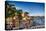 Colorful Harbor Houses in Portofino, Liguria, Italy-George Oze-Premier Image Canvas