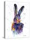 Colorful Hare-Sarah Stribbling-Stretched Canvas
