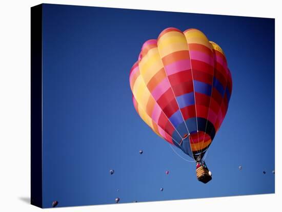 Colorful Hot Air Balloon in Sky, Albuquerque, New Mexico, USA-null-Premier Image Canvas