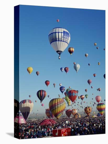 Colorful Hot Air Balloons, Albuquerque Balloon Fiesta, Albuquerque, New Mexico, USA-null-Premier Image Canvas