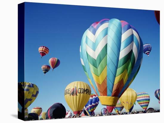 Colorful Hot Air Balloons, Albuquerque Balloon Fiesta, Albuquerque, New Mexico, USA-null-Premier Image Canvas