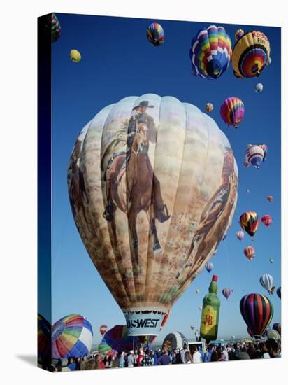 Colorful Hot Air Balloons, Albuquerque Balloon Fiesta, Albuquerque, New Mexico, USA-null-Premier Image Canvas