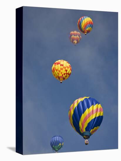 Colorful Hot Air Balloons Decorate the Morning Sky, Colorado Springs, Colorado, USA-Don Grall-Premier Image Canvas