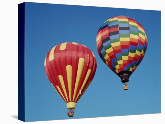 Colorful Hot Air Balloons in Sky, Albuquerque, New Mexico, USA-null-Premier Image Canvas