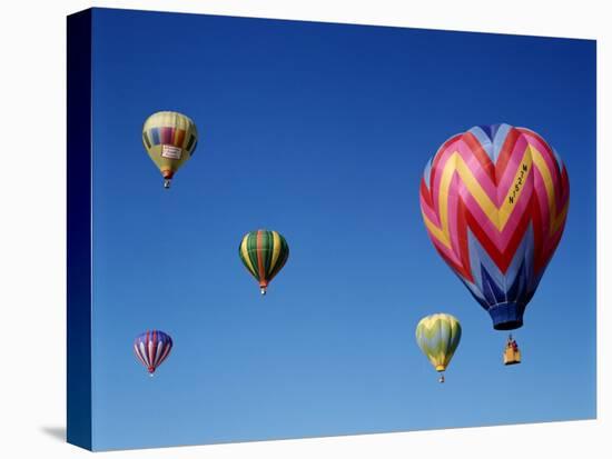 Colorful Hot Air Balloons in Sky, Albuquerque, New Mexico, USA-null-Premier Image Canvas