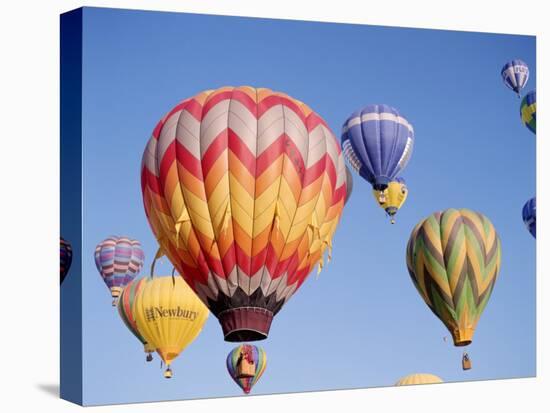 Colorful Hot Air Balloons in Sky, Albuquerque, New Mexico, USA-null-Premier Image Canvas